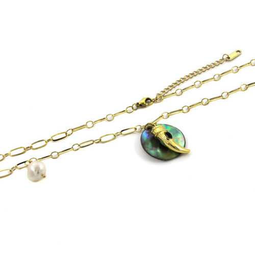 Collar-Acero-Dorado-Colmillo-Madre-Perla-Perla-Natural-2.jpg