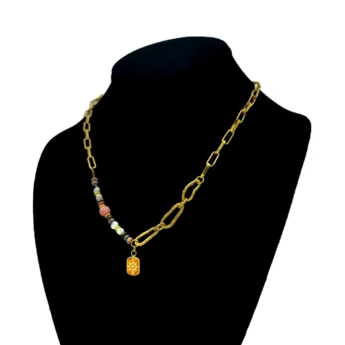 Collar-Acero-Dorado-Cuentas-Multicolor-Perla-Flor-Cristal-1.webp