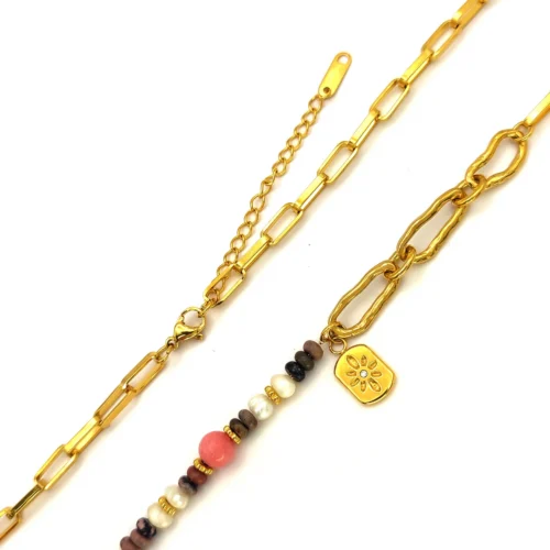 Collar-Acero-Dorado-Cuentas-Multicolor-Perla-Flor-Cristal-2.webp