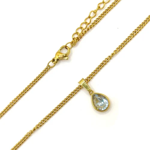 Collar-Acero-Dorado-Gota-Zirconia-Lagrima-Clara-Elegante-4.webp