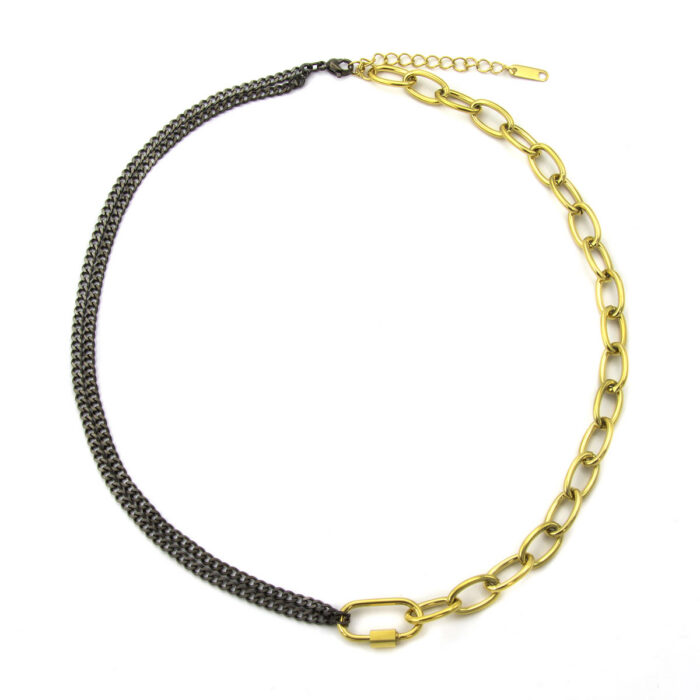 Collar-Acero-Dorado-Negro-Cadenas-Mixtas-Diseno-Urbano.jpg