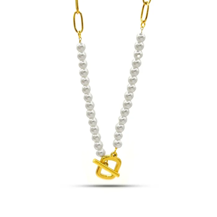 Collar-Acero-Dorado-Perlas-Eslabon-Largo-Broche-Barra-1.webp