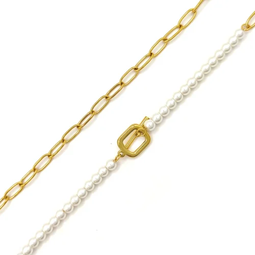 Collar-Acero-Dorado-Perlas-Eslabon-Largo-Broche-Barra-2.webp