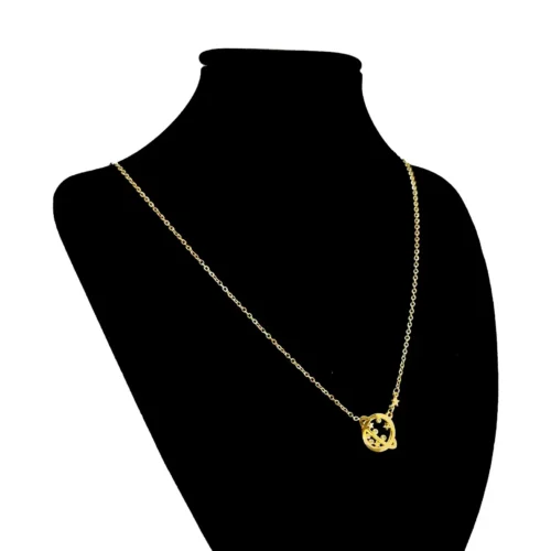 Collar-Acero-Dorado-Planeta-Saturno-Estrellas-Zirconia-3.webp