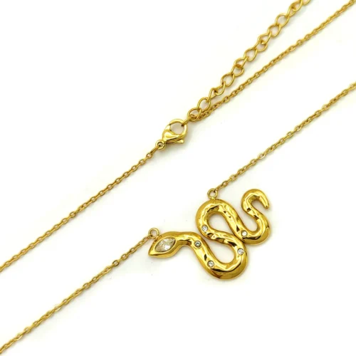 Collar-Acero-Dorado-Serpiente-Vibora-Cristal-Marquesa-3.webp