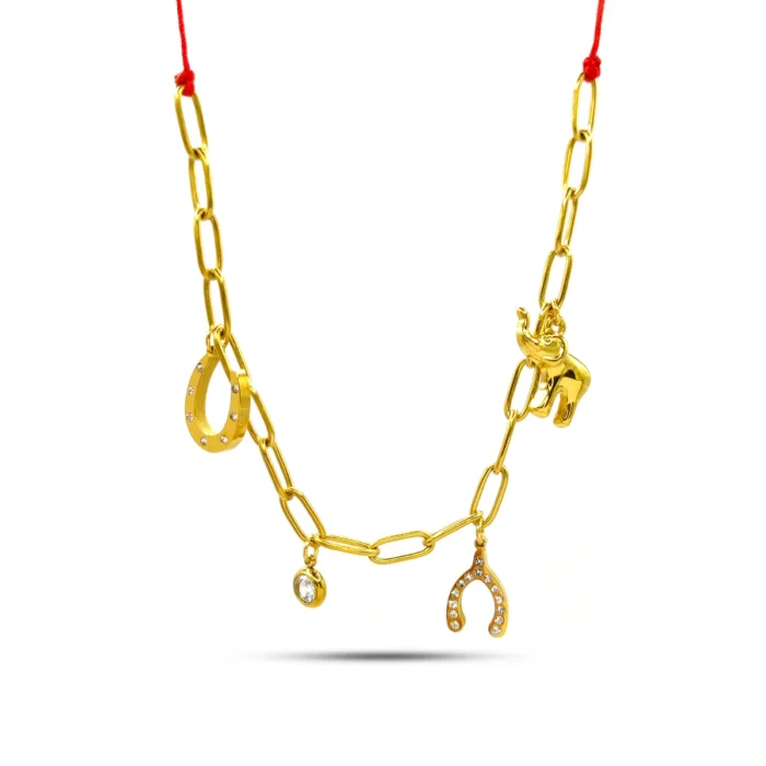 Collar-Acero-Dorado-Simbolos-Suerte-Fortuna-Hilo-Rojo-2.webp