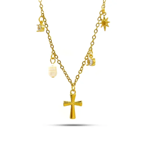 Collar-Acero-Inox-Dorado-Cruz-Latina-Perla-de-Rio-Cristales-2.webp