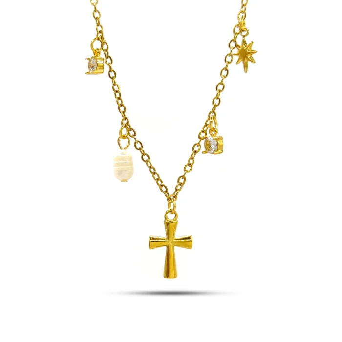 Collar-Acero-Inox-Dorado-Cruz-Latina-Perla-de-Rio-Cristales-2.webp
