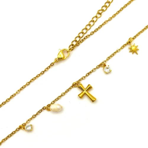 Collar-Acero-Inox-Dorado-Cruz-Latina-Perla-de-Rio-Cristales-3.webp