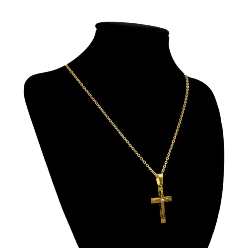 Collar-Acero-Inox-Dorado-Cruz-Latina-Zirconia-Delgada-1.webp