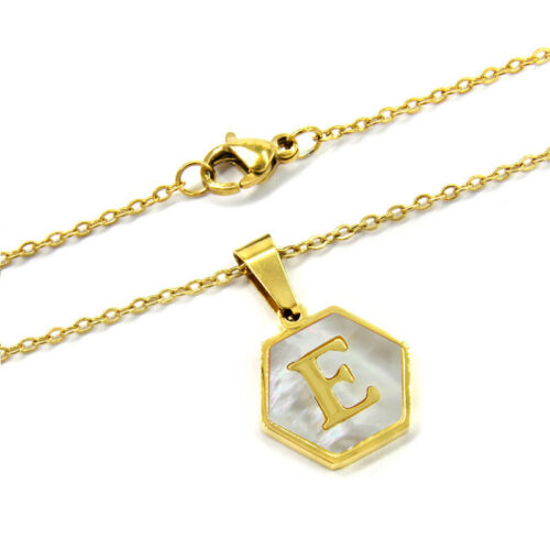Collar-Acero-Inox-Dorado-Hexagonal-Letra-E-Madre-Perla-2.jpg