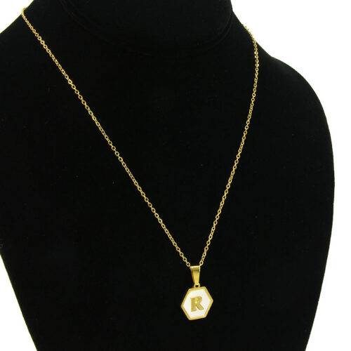 Collar-Acero-Inox-Dorado-Hexagonal-Letra-R-Madre-Perla-3.jpg