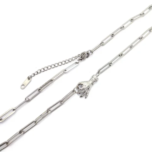 Collar-Acero-Plateado-Choker-Eslabon-Largo-Dije-Mano-OK-1.webp