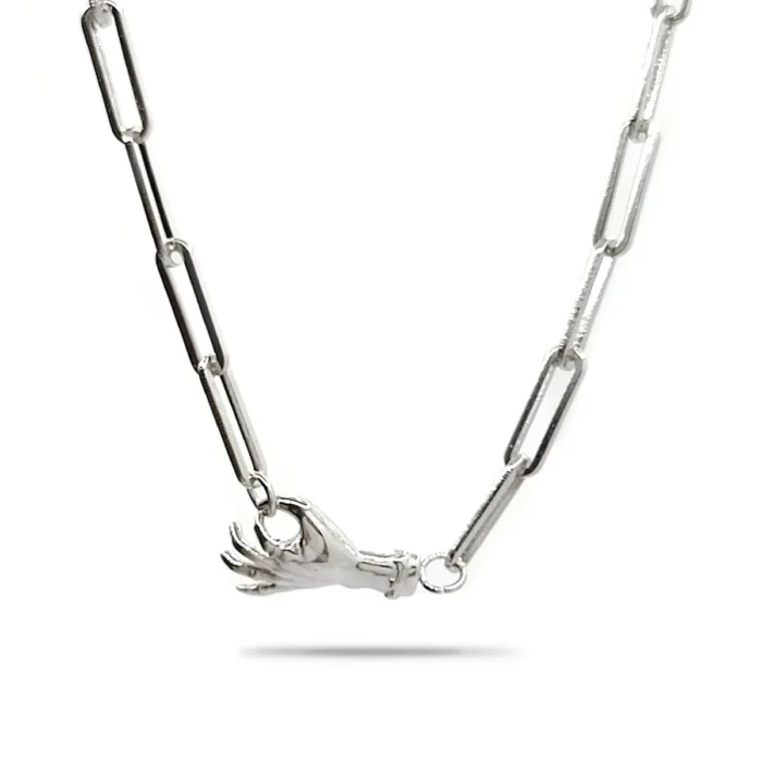 Collar-Acero-Plateado-Choker-Eslabon-Largo-Dije-Mano-OK-3.webp