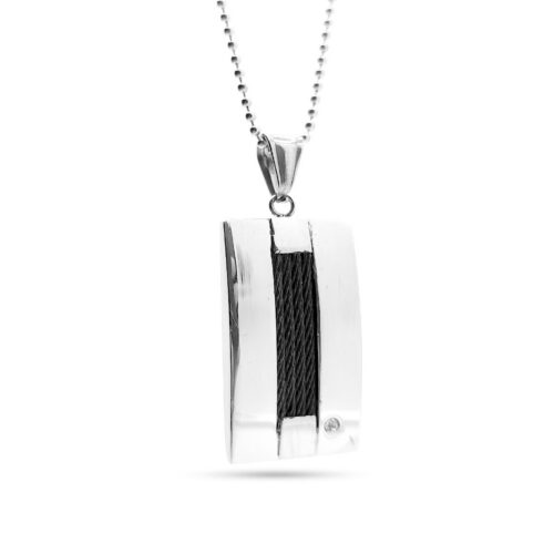 Collar-Acero-Plateado-Placa-Lineas-Negras-Zirconia-Formal.jpg