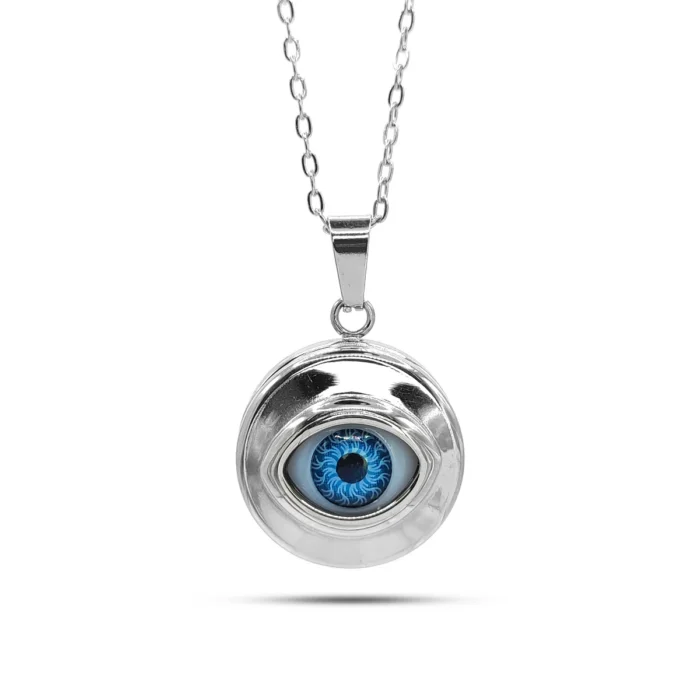 Collar-Acero-Plateado-Relicario-Liso-Ojo-Realista-Azul-3.webp