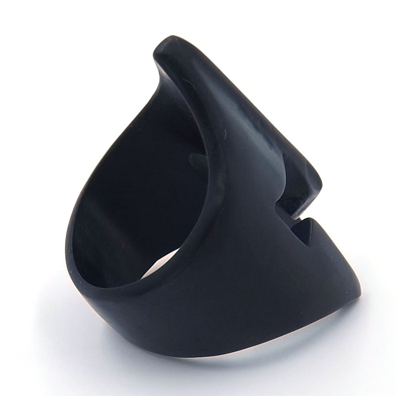 Anillo de Acero Negro Casco de Gladiador Espartano 5 Anillo de Acero Negro Casco de Gladiador Espartano - Image 3