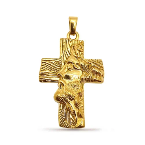 Dije-Acero-Dorado-Cruz-Rostro-Perfil-Cristo-Jesucristo-1.webp