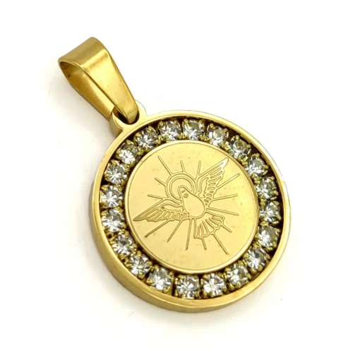 Dije-Acero-Dorado-Espiritu-Santo-Paloma-Medalla-Cristales-3.webp