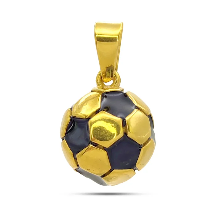 Dije-Acero-Inox-Dorado-Balon-Futbol-Soccer-Esmalte-Negro-2.webp