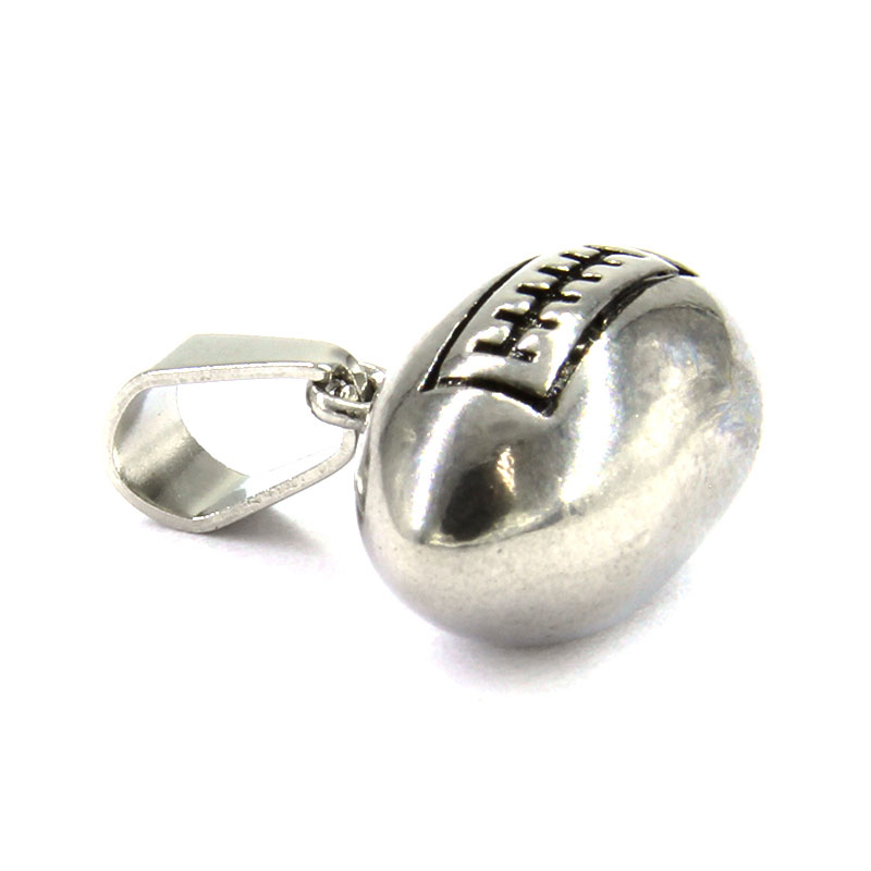 Dije Acero Inox Plateado Balon Futbol Americano Bowl 2