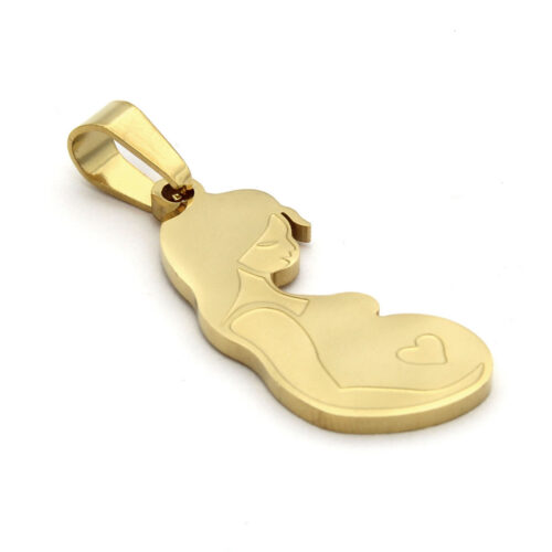 Dije-Acero-Inoxidable-Dorado-Mujer-Embarazada-Corazon-2.jpg