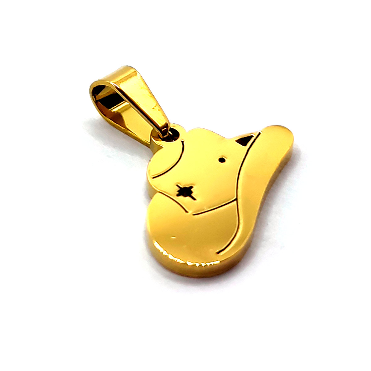 Dije Acero Inoxidable Dorado Sombrero Vaquero Texana 3