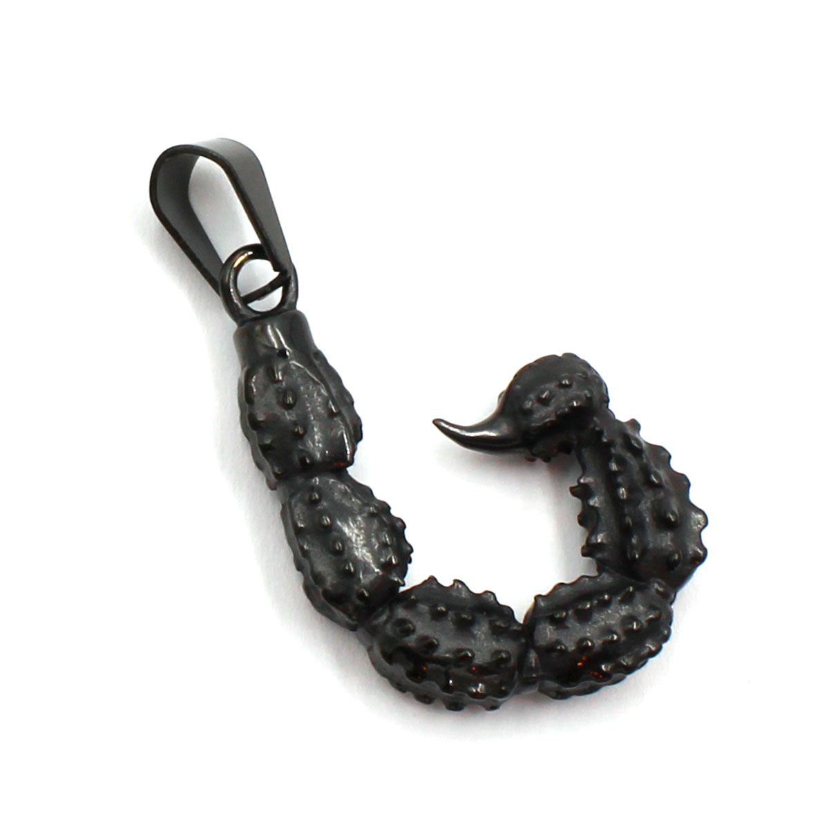 Dije Acero Inoxidable Negro Cola Escorpion 2