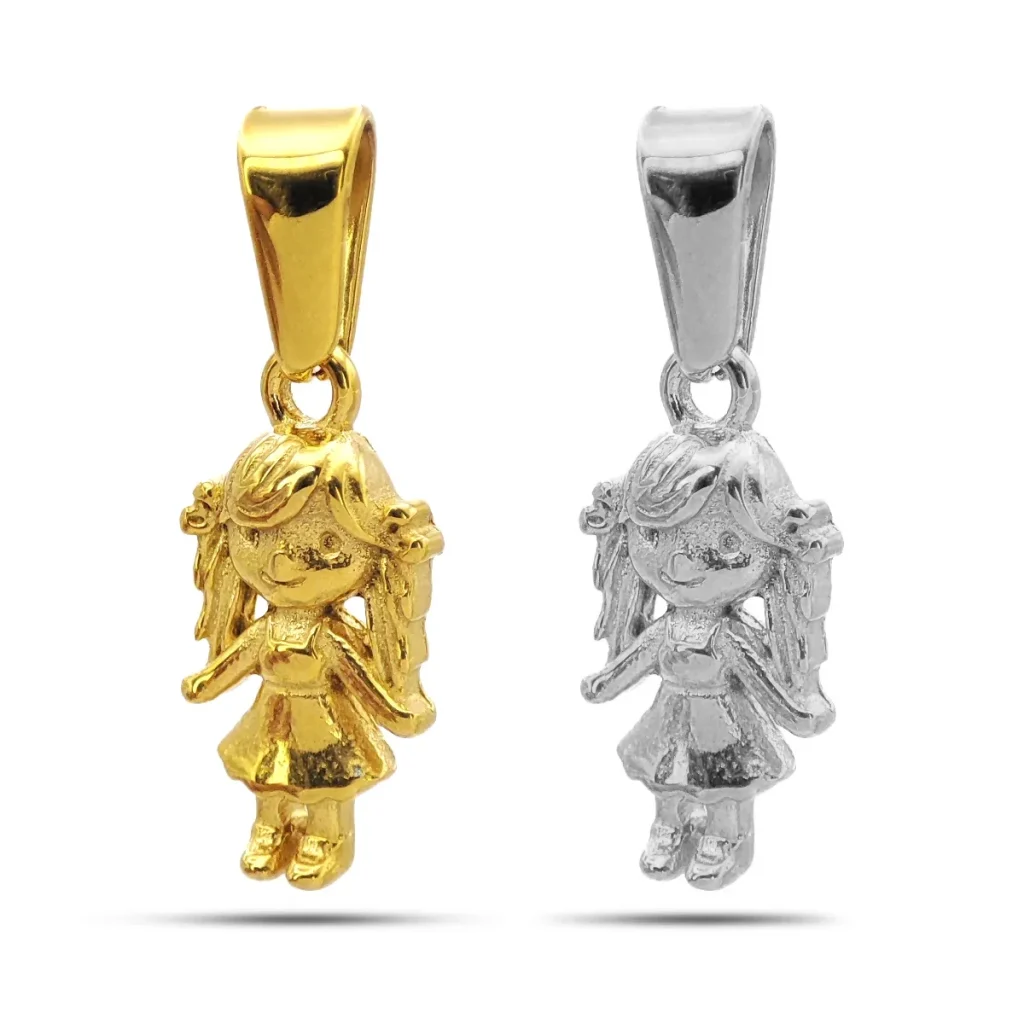 Dije Acero Inoxidable Nina Infante Hija Familia 15 mm 2 1