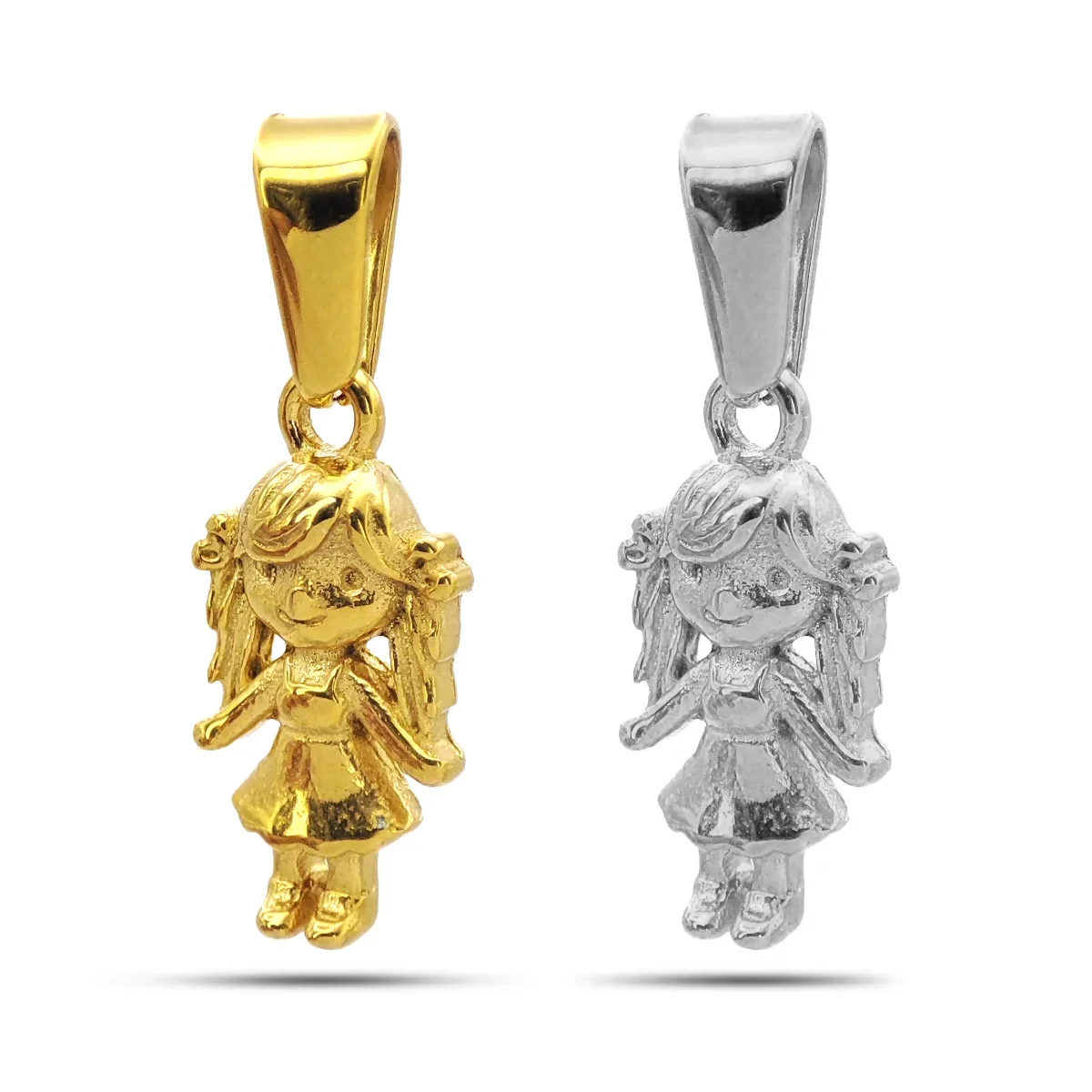 Dije Acero Inoxidable Nina Infante Hija Familia 15 mm 2 1