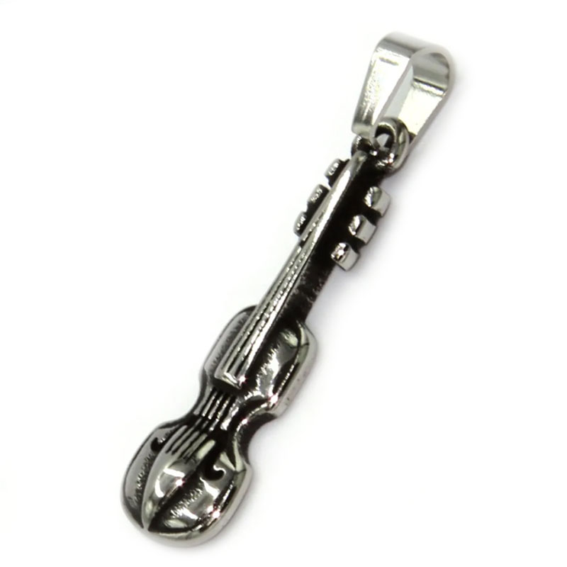 Dije Acero PLateado Violin 4 Cuerdas Arco