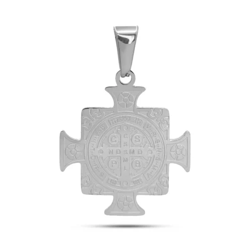 Dije-Acero-Plateado-Cruz-San-Benito-Grabada-Proteccion-2.webp