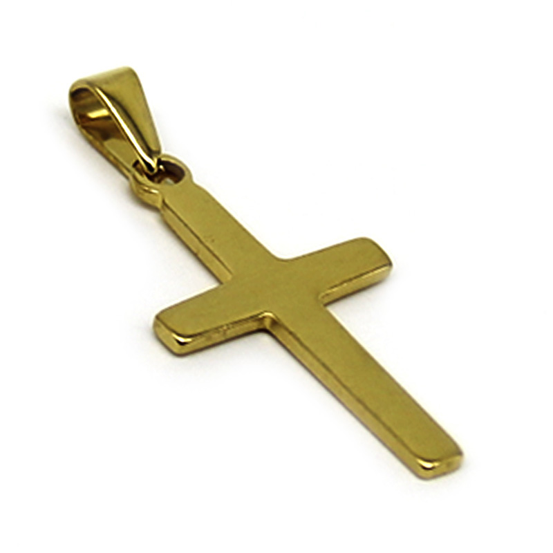 Dije Cruz Sencilla Dorada