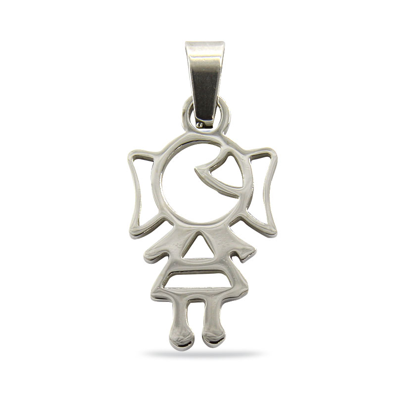 Dije Nina colitas plateada 1