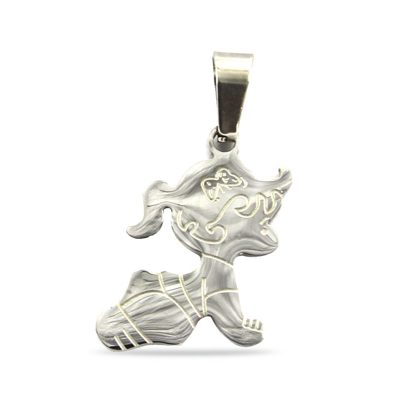 Dije Plateado Bebe Nina 1