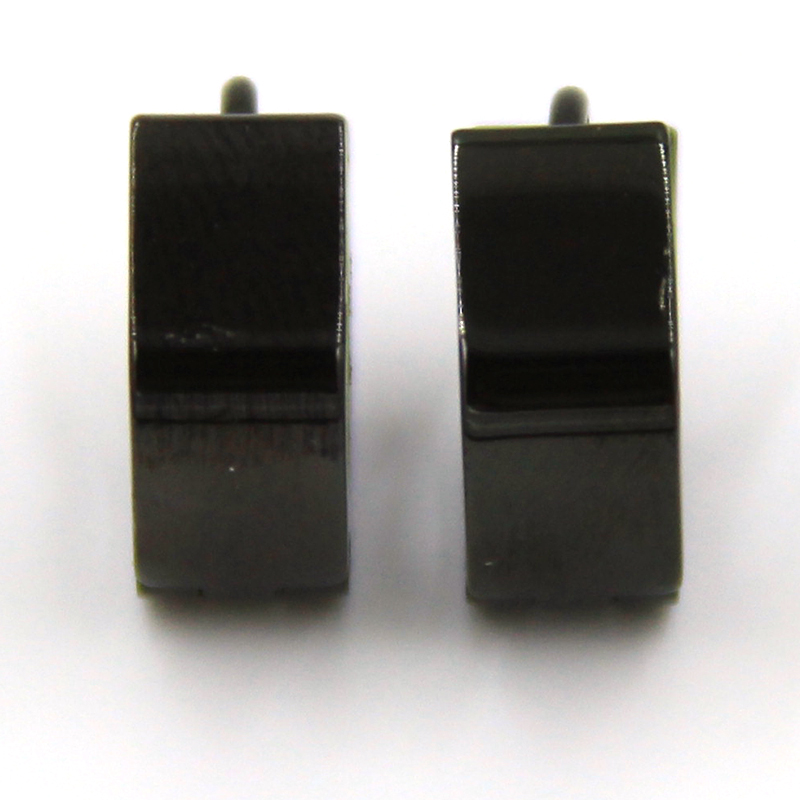 Aretes tipo Arracada Acero Negro Hexagonal 5 Aretes tipo Arracada Acero Negro Hexagonal - Image 3