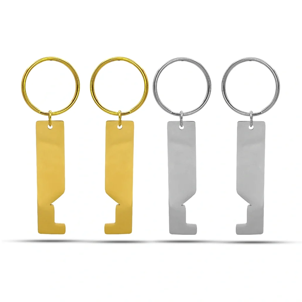 Par de Llaveros Acero Hogar Casa Mitad Para Grabado