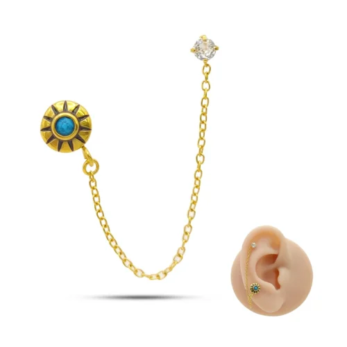 Piercing-de-Oreja-Acero-Doble-Perforacion-Cadena-Turquesa-2.webp