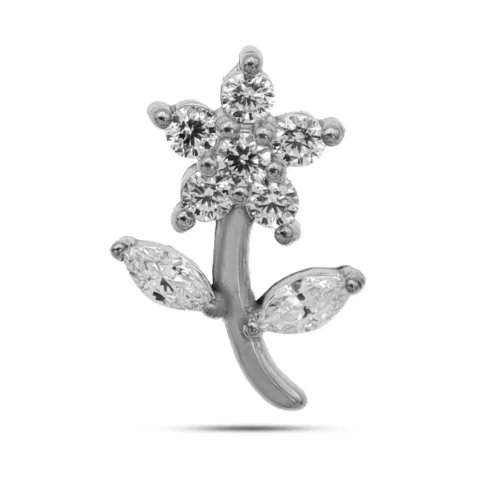 Piercing-de-Oreja-Acero-Flor-de-Zirconia-con-Tallo-Curvo-9.webp