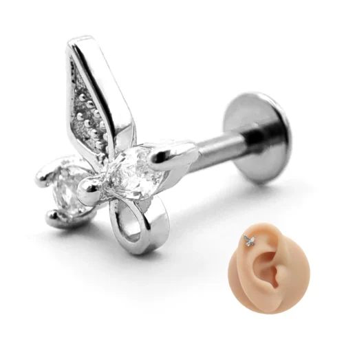 Piercing-de-Oreja-Acero-Mariposa-Asimetrica-Zirconia-11.webp