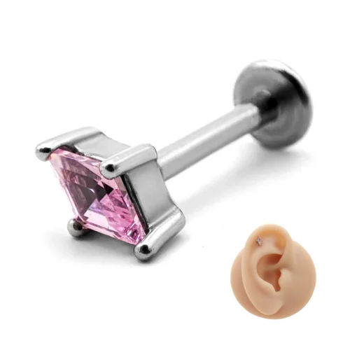 Piercing-de-Oreja-Acero-Plateado-Rombo-Cristal-Color-5.webp