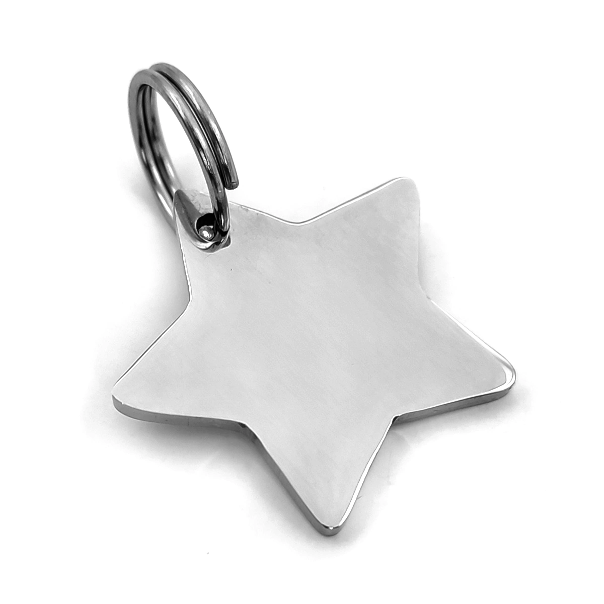 Placa de Identificacion para Mascota Forma Estrella 3