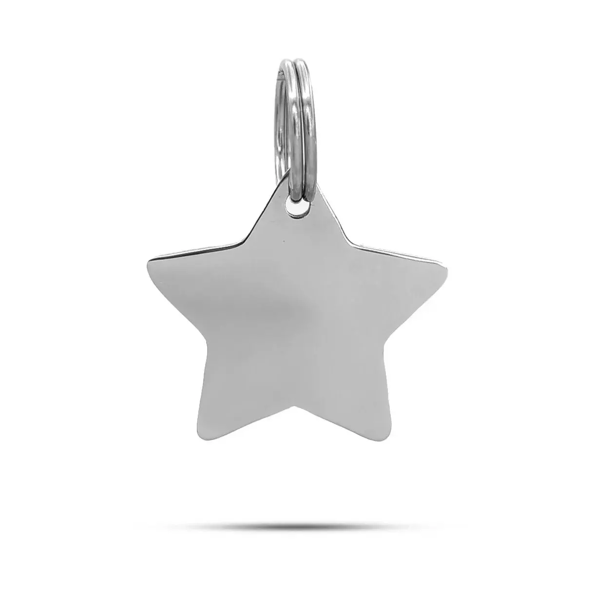 Placa de Identificacion para Mascota Forma Estrella