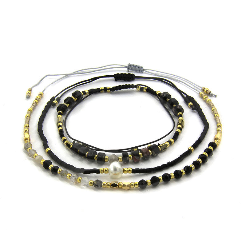 Pulsera 3 negro varias 1