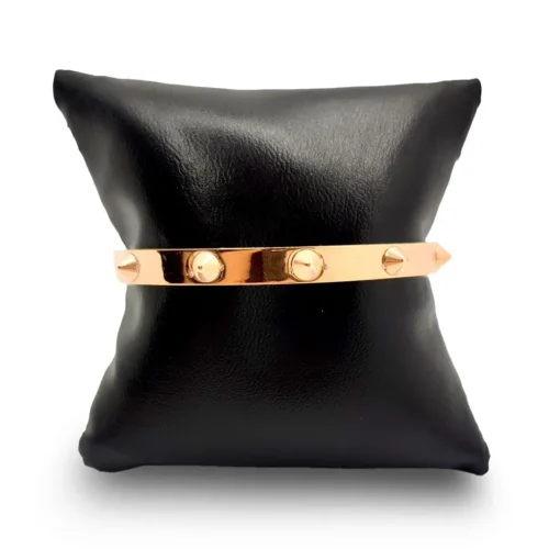 Pulsera-Acero-Cobre-Brazalete-Liso-Picos-Punk-Rock-2.webp
