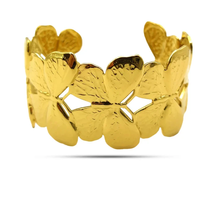 Pulsera-Acero-Dorado-Brazalete-Ancho-Mariposas-Ajustable-2.webp