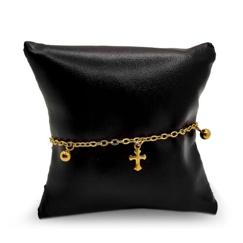 Pulsera-Acero-Dorado-Colgantes-Balines-y-Cruz-Gotica-1.jpg