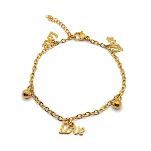 Pulsera-Acero-Dorado-Colgantes-Balines-y-Dije-Love-Amor-1.webp