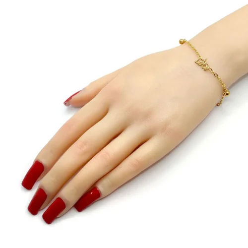 Pulsera-Acero-Dorado-Colgantes-Balines-y-Dije-Love-Amor-3.webp