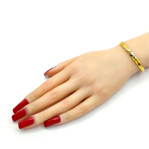Pulsera-Acero-Dorado-Ojo-Turco-Azul-Geometrico-Rombo-2.webp